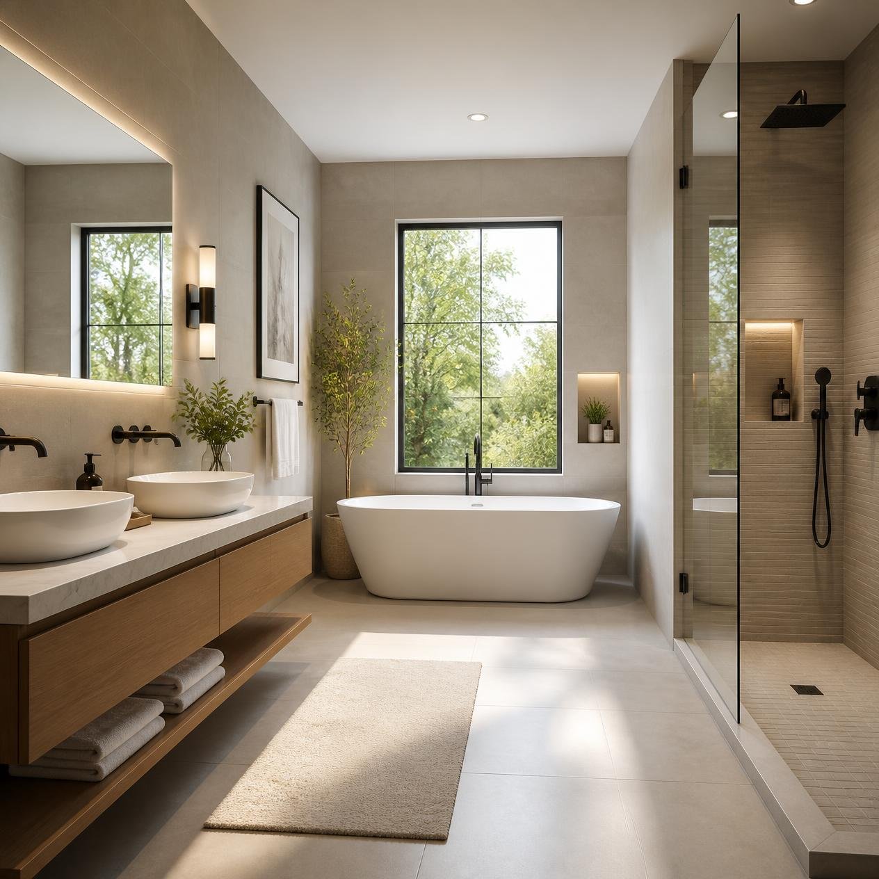 turquoise bathroom